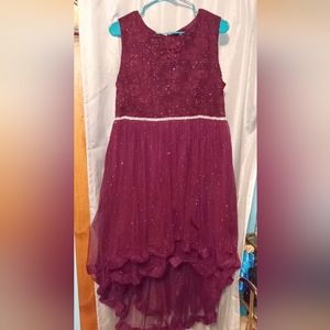 Sparkly purple dress for girls